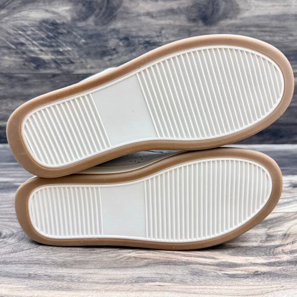 NIB Steve Madden Calypso 9M Leather High Top Sneakers Burgundy - Picture 7 of 11